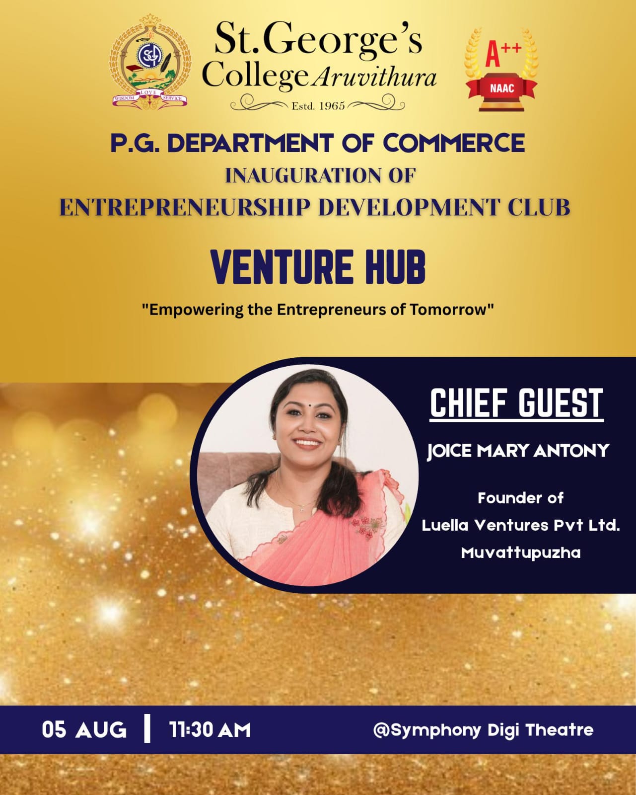 Venture Hub - Inauguration of Entrepreneurship Development Club